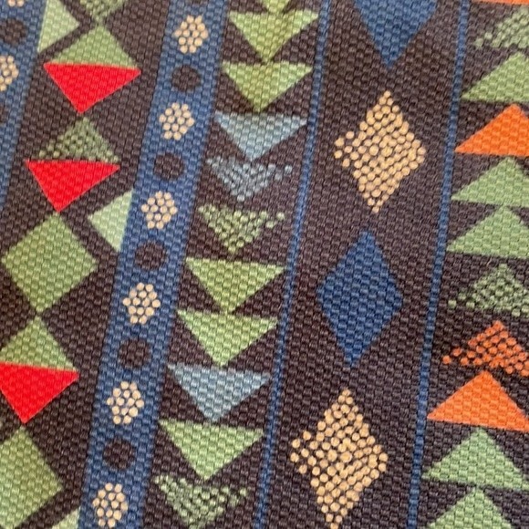 Hollister Blue Aztec Geometric Mini Skirt - Picture 7 of 8